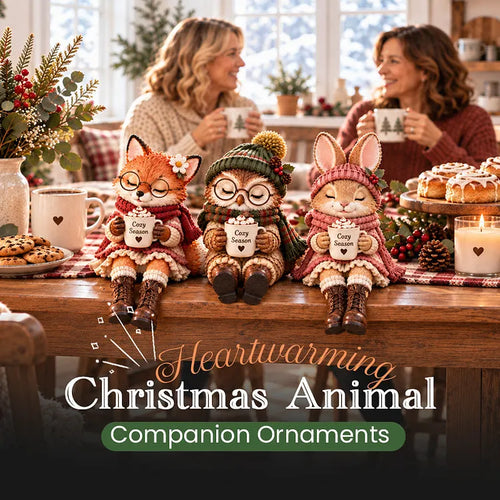 🦌 Christmas animal companion decorations – cute and keepsakes to cherish for years to come.