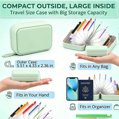 💊A8 Waterproof Pill Pouch Set –  14 Days of Meds & Vitamins💧Waterproof & Crush-Resistant Shell