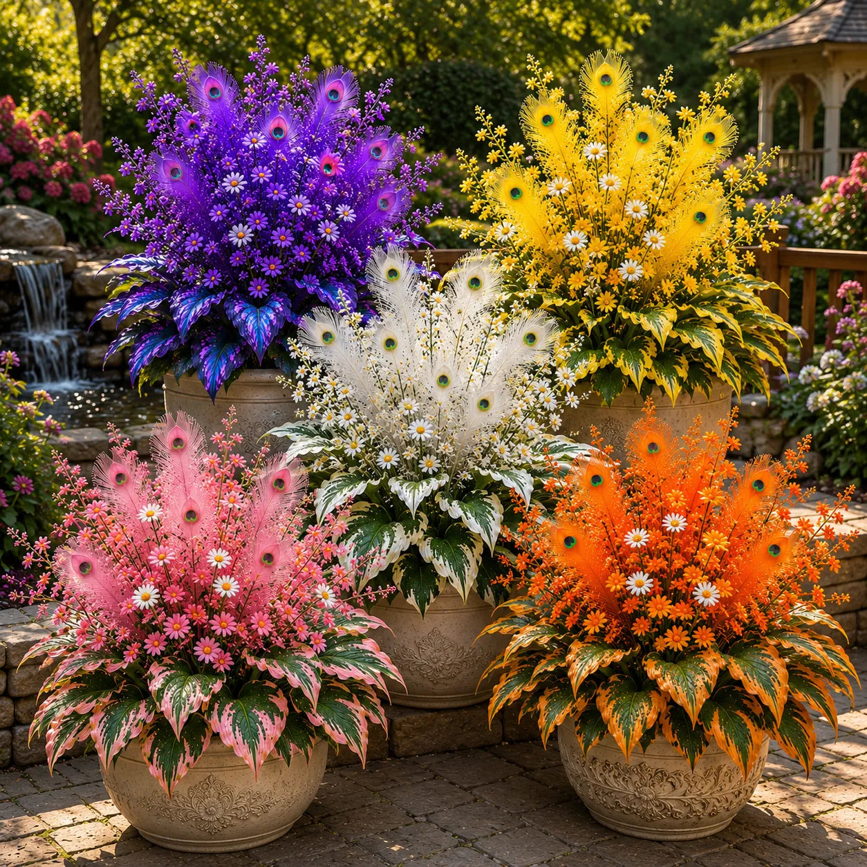 🦚 Rare Peacock Flame Hosta – A Shade-Loving Beauty That Gets Better Every Year