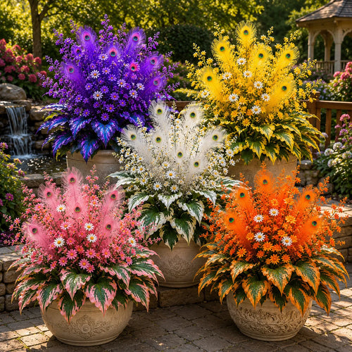 🦚 Rare Peacock Flame Hosta – A Shade-Loving Beauty That Gets Better Every Year