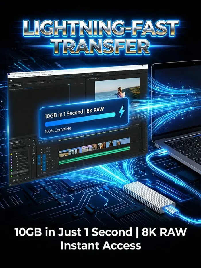 16TB Large-Capacity Type-C PortableMini SSD