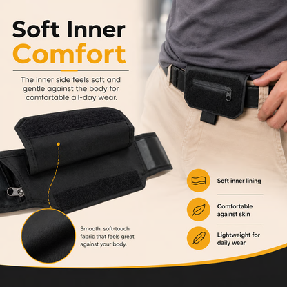 💼✨Slim Belt Wallet — Ultra-Slim Hidden Carry System for Everyday Essentials🛫