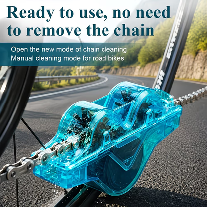 🚲 Portable Bicycle Chain Cleaner | 360° All-Round Bike Chain Cleaning Tool