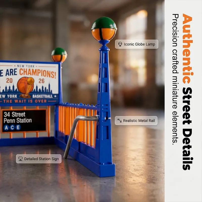 🏀🚇New York City Basketball Theme Subway Model Decor