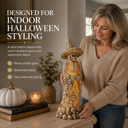 🔥HOT SALE 50% OFF✨Skeleton Witch Ornament