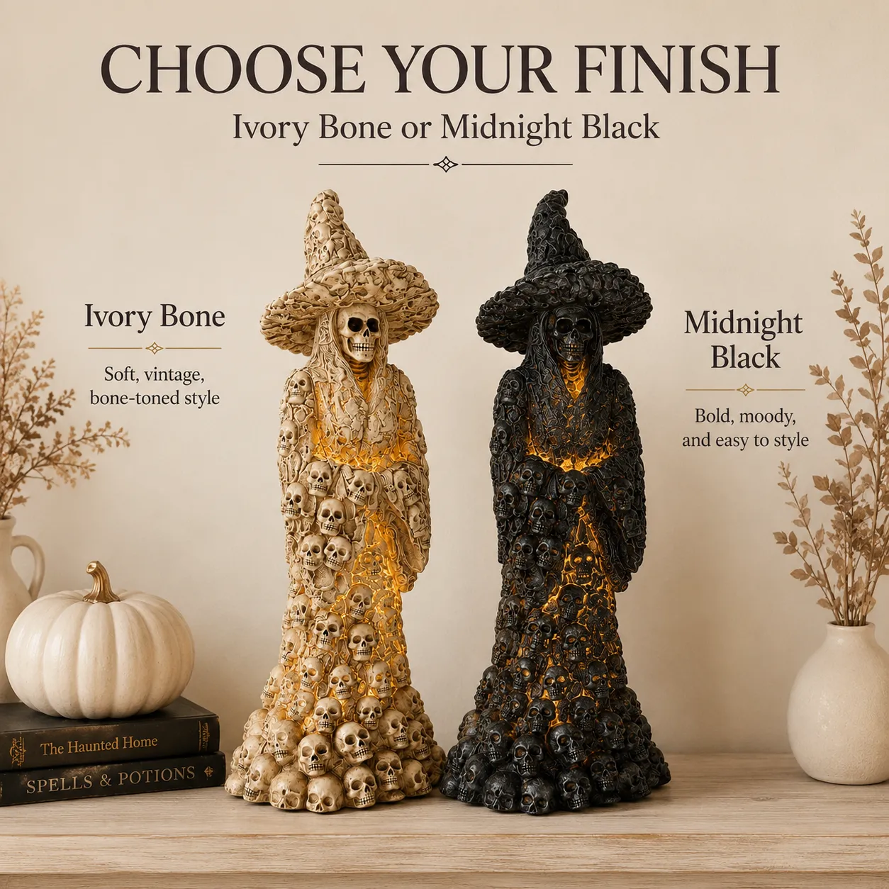 🔥HOT SALE 50% OFF✨Skeleton Witch Ornament