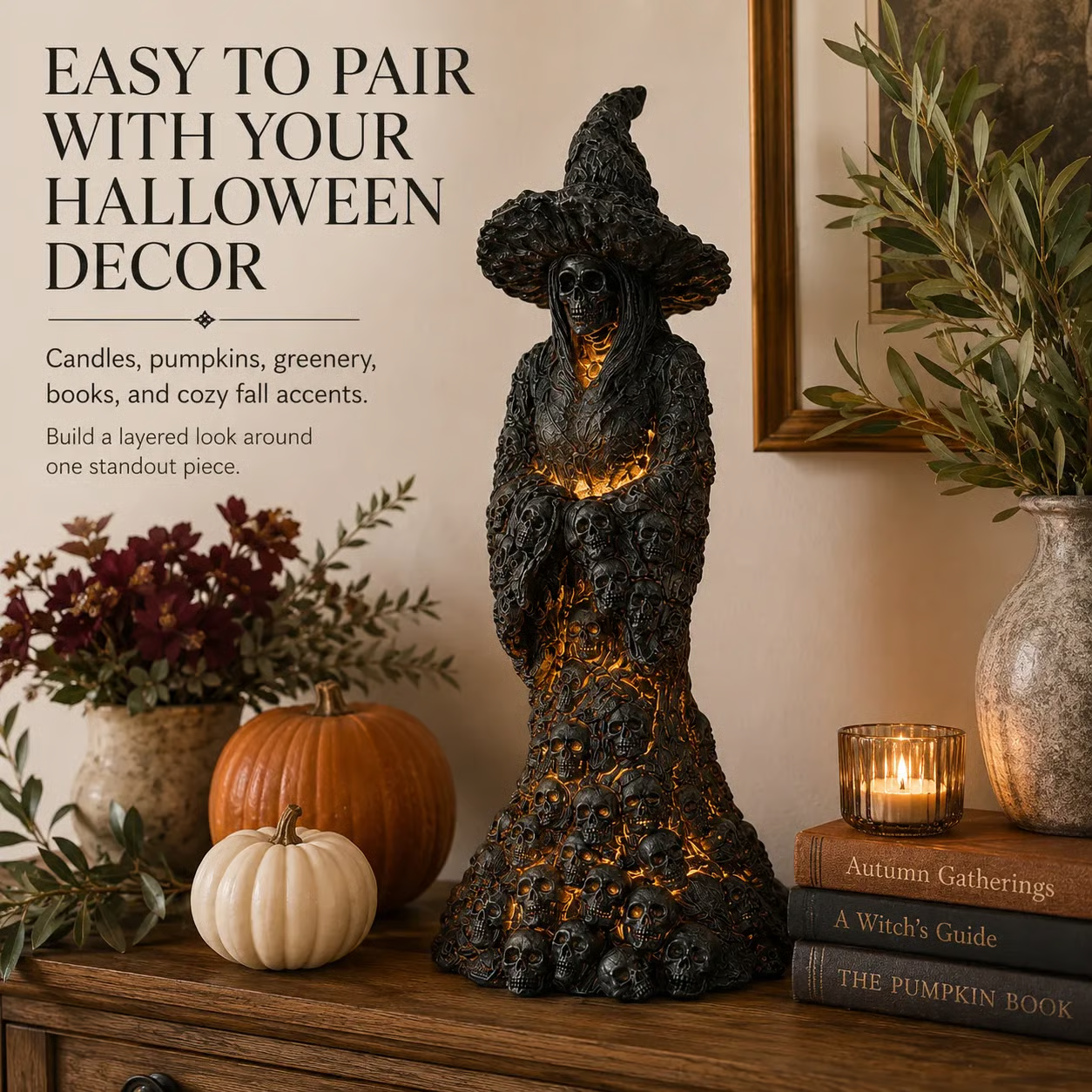 🔥HOT SALE 50% OFF✨Skeleton Witch Ornament