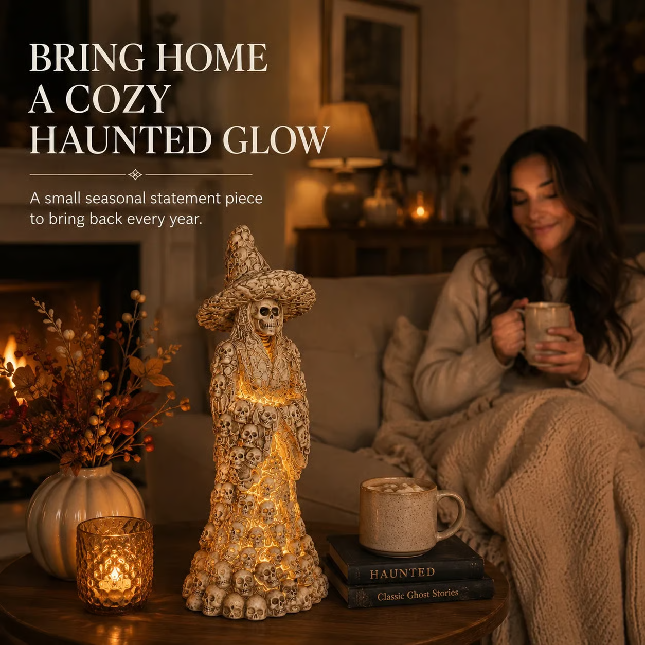 🔥HOT SALE 50% OFF✨Skeleton Witch Ornament