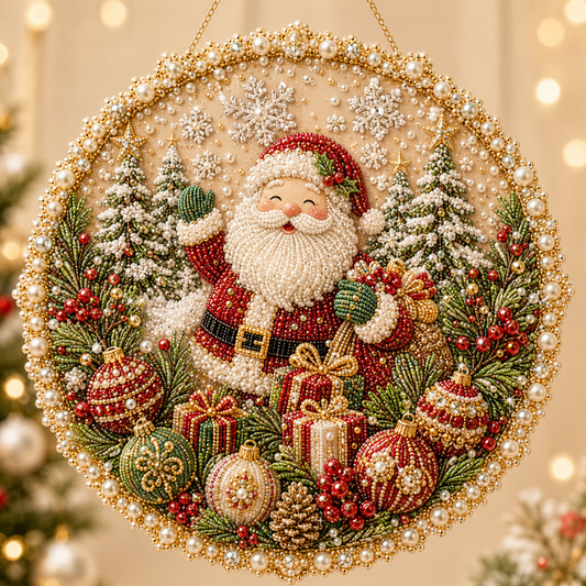 ✨ Four Seasons & Holiday Pearl Art Hanging Wreath Kit