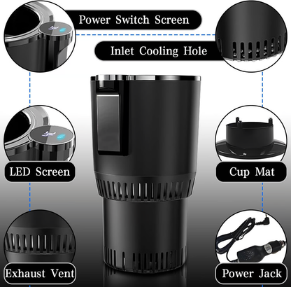 ❄️🔥2-in-1 Smart Car Cup Holder