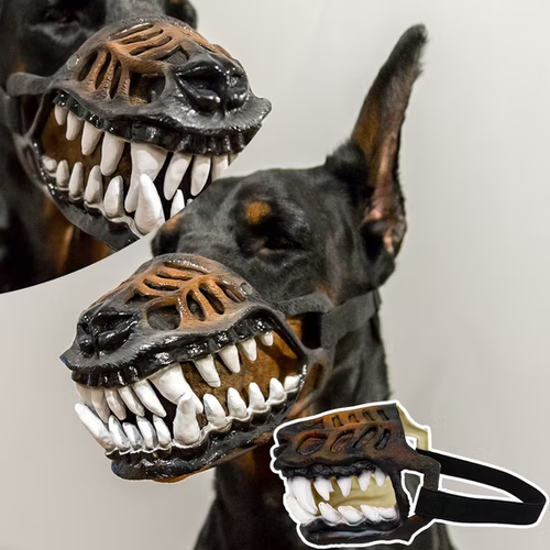 🦖 Prehistoric Predator Pet Muzzle — Make Your Pet the Star of the Party