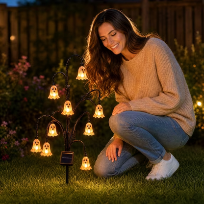 🎃Halloween Solar Tree Stump Light