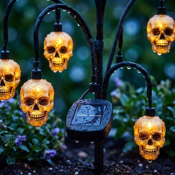 🎃Halloween Solar Tree Stump Light