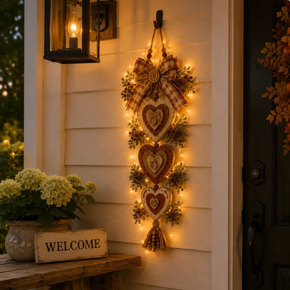 🤎Vintage Farmhouse Layered Heart Wall Hanging