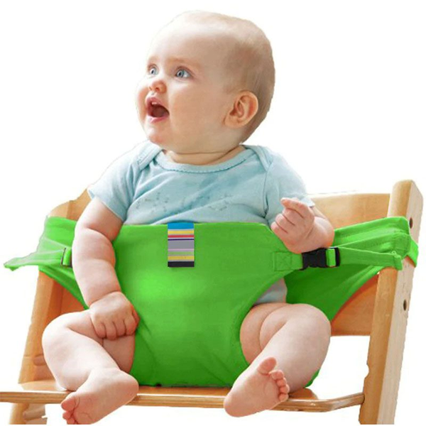 👶🛡️Baby High Chair Seat Belts - Portable Dining Straps Holder