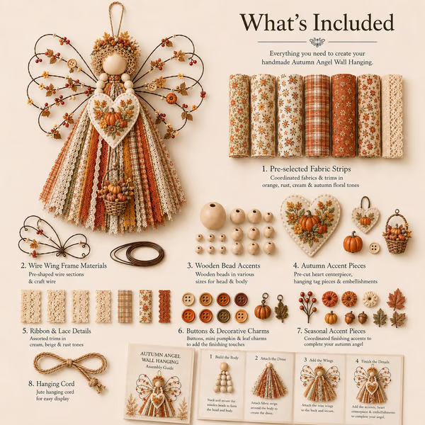 🧚Angel Fabric Hanging DIY Kit