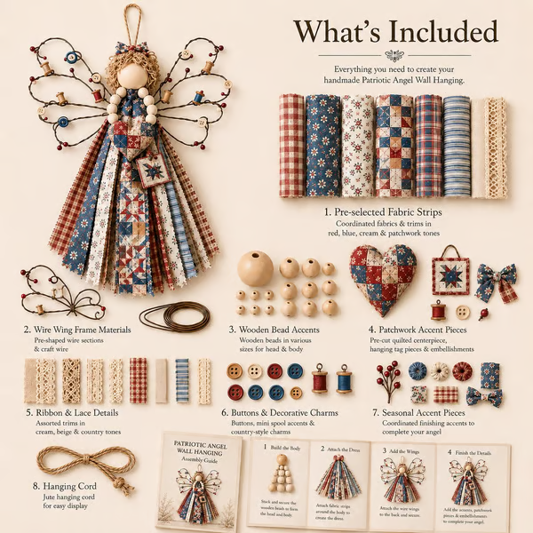 🧚Angel Fabric Hanging DIY Kit