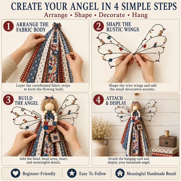 🧚Angel Fabric Hanging DIY Kit
