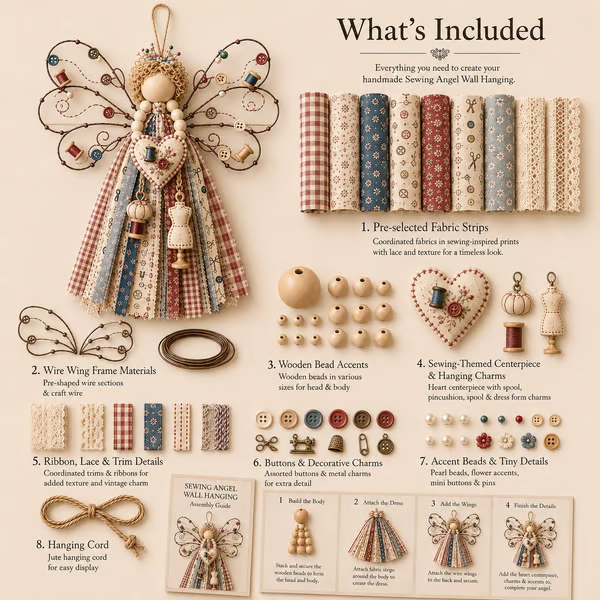 🧚Angel Fabric Hanging DIY Kit