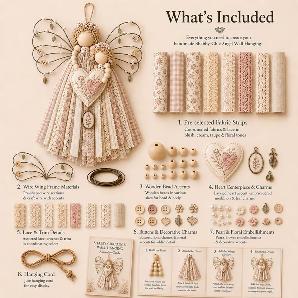 🧚Angel Fabric Hanging DIY Kit