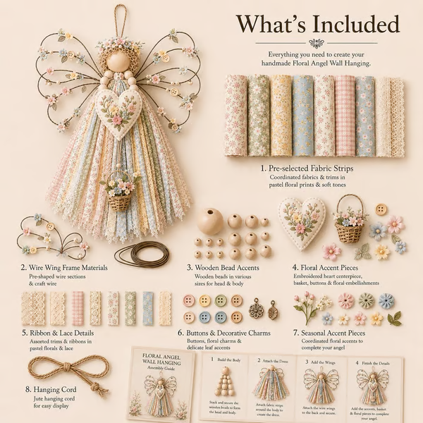 🧚Angel Fabric Hanging DIY Kit