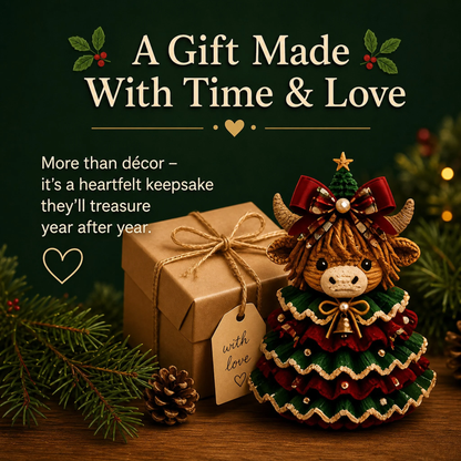 🎄Crochet Animal Christmas Tree DIY Kit – Stitch a Little Christmas Magic