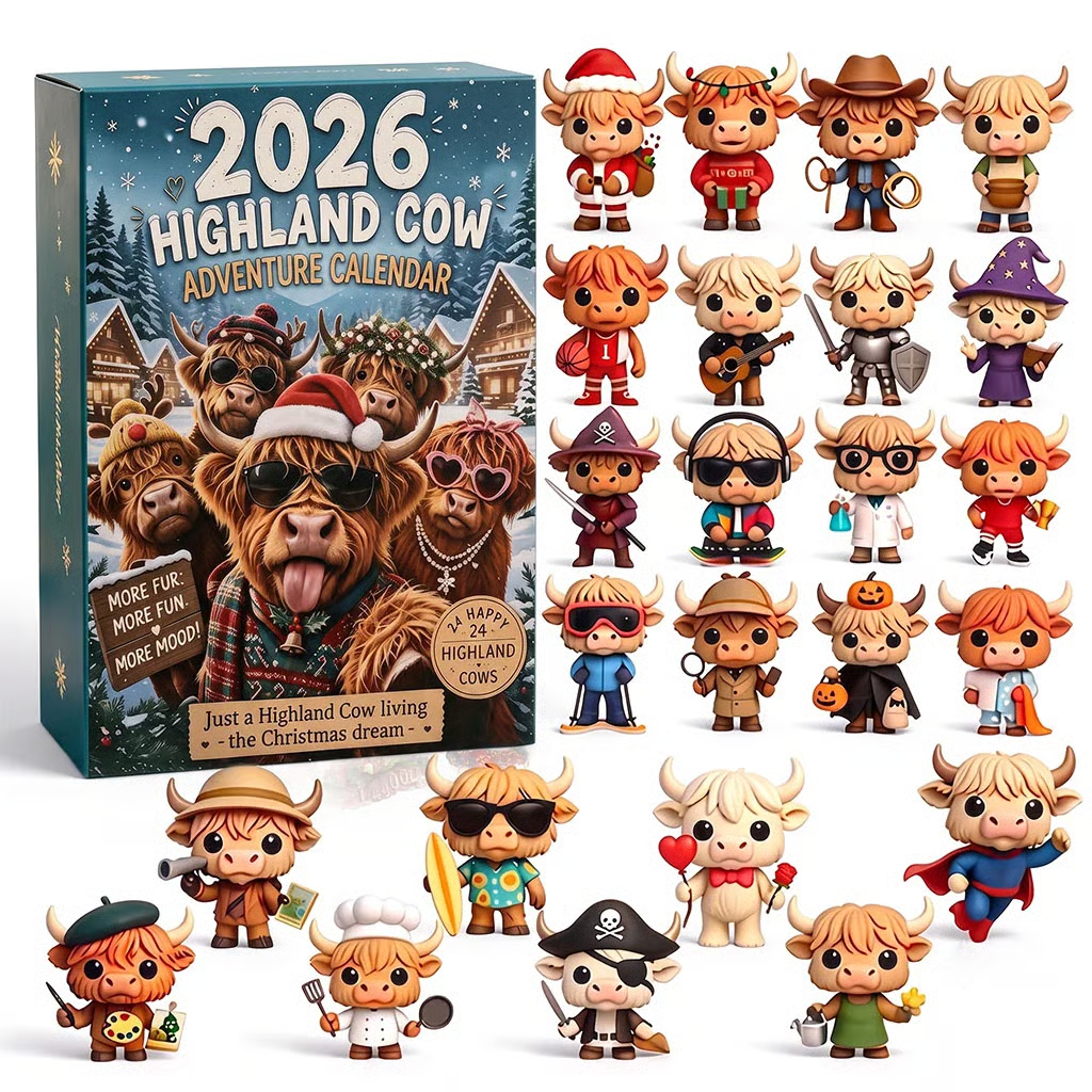 🔥2026 Highland CowAdvent Calendar 🐂📆