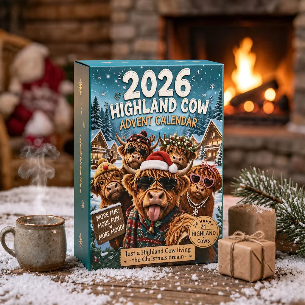 🔥2026 Highland CowAdvent Calendar 🐂📆