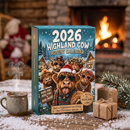 🔥2026 Highland CowAdvent Calendar 🐂📆
