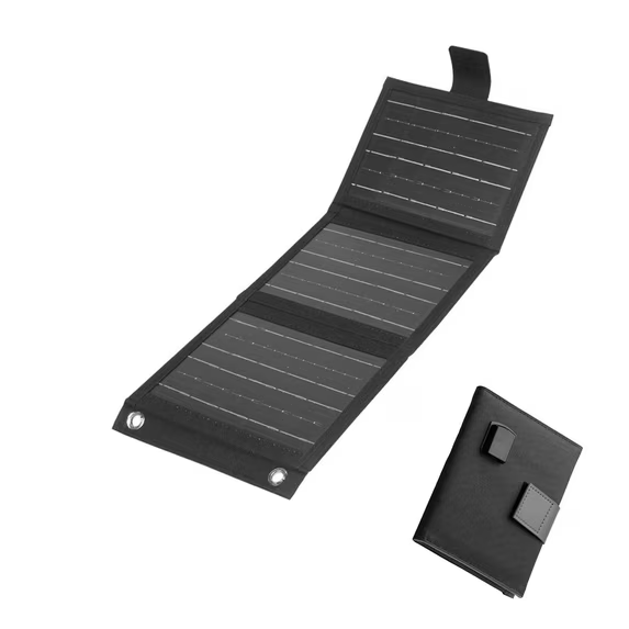 ☀️Tri-fold Solar Charger Bag – 10W Portable Solar Power Bank
