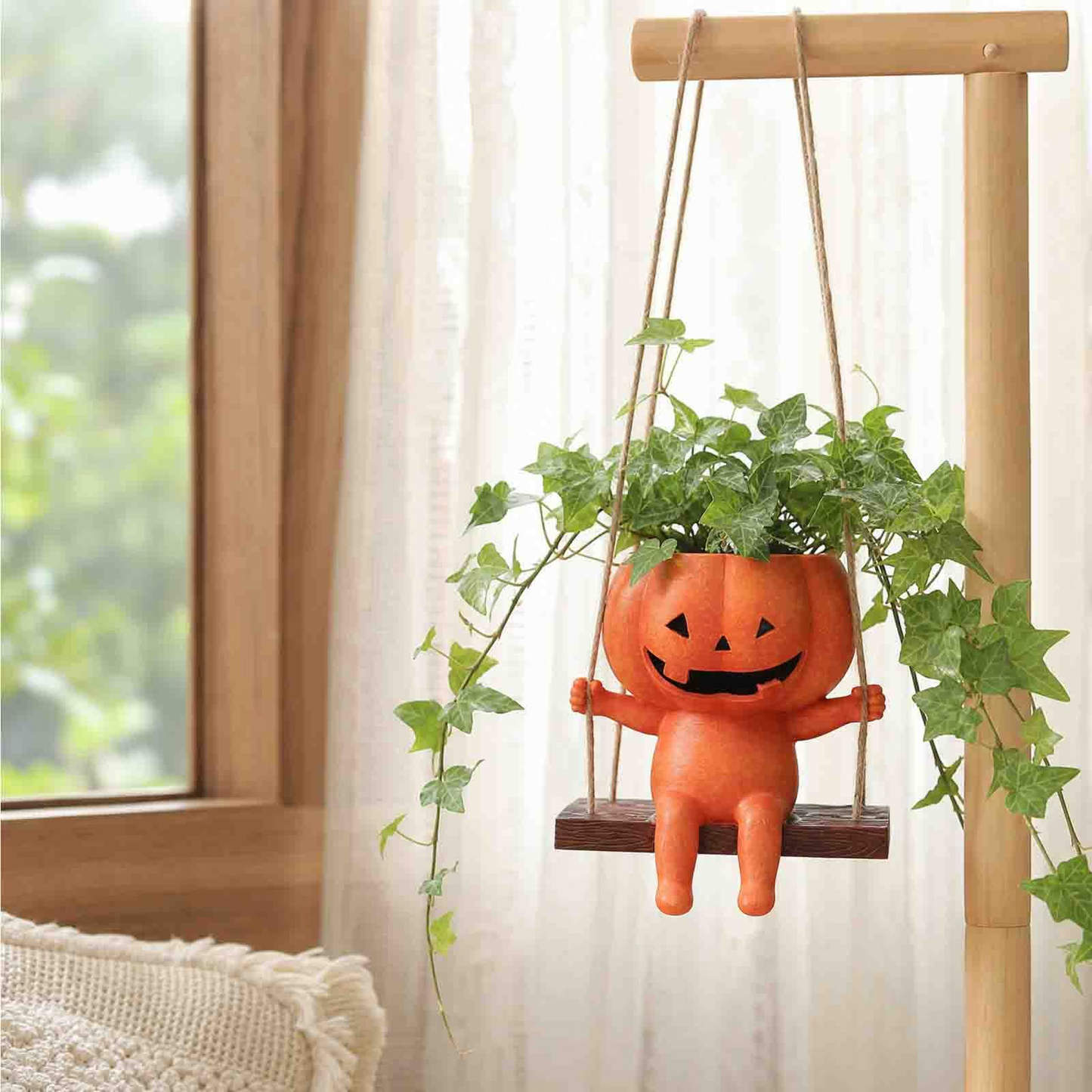 🎃Swing Pumpkin Hanging Planter Pot