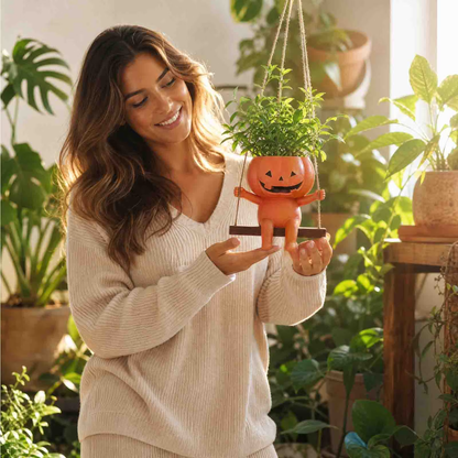 🎃Swing Pumpkin Hanging Planter Pot