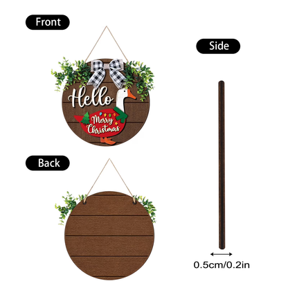 🦢 Interchangeable Seasonal Goose Welcome Sign-Refresh your front‑door decor all year long