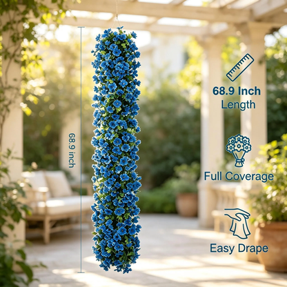 💐 Versatile Artificial Violet Vines – Reusable Garlands Suitable for All Decorations and Holidays 🌸 🎄