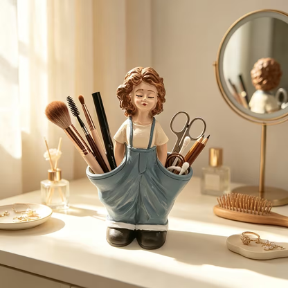 ✨Cute Girl Figurine Planter & Desktop Storage Holder