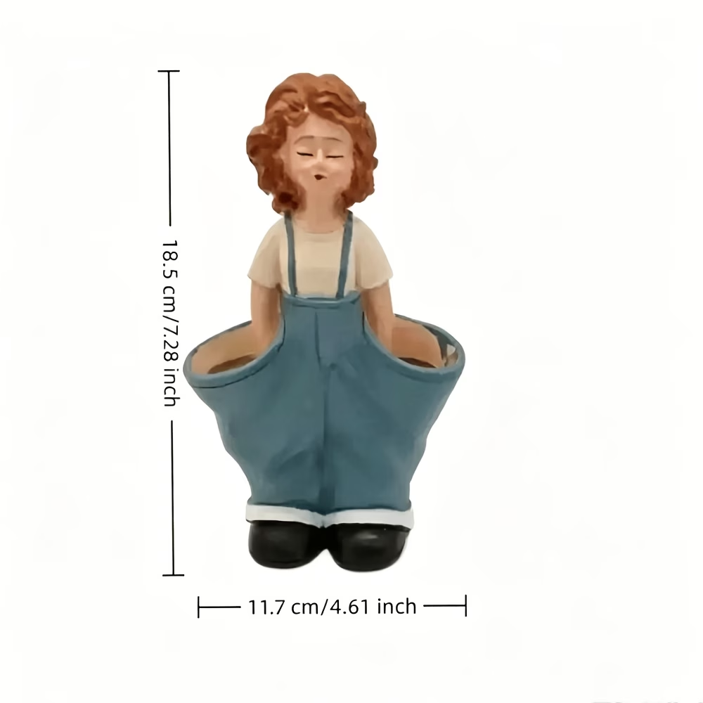✨Cute Girl Figurine Planter & Desktop Storage Holder
