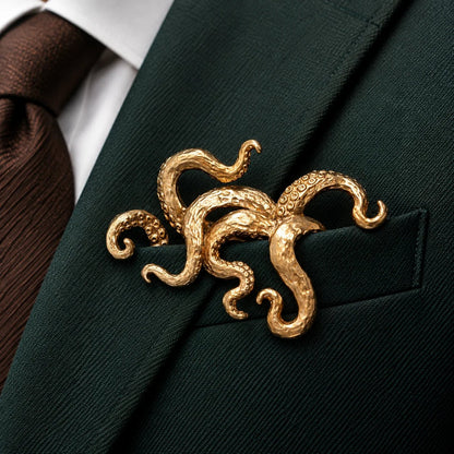 Luxury Sculpted Animal Brooch – Premium Statement Piece for Suits & Blazers