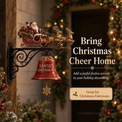 🎅🔔Santa Sleigh Decorative Door Bell