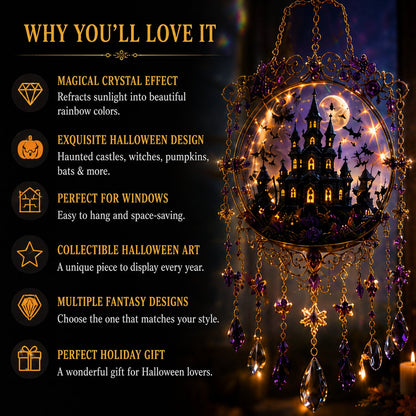 🎁Halloween Special Offer 50% OFF –🏰🎃Halloween Light-Catching Hanging Ornament