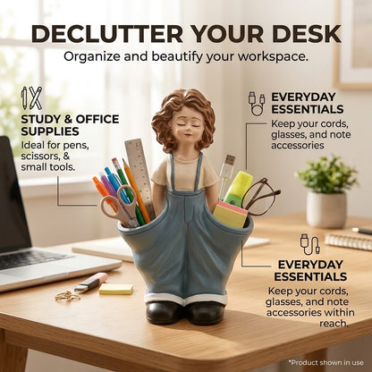 ✨Cute Girl Figurine Planter & Desktop Storage Holder