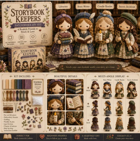 🎁🧵 Tiny Worlds Collection – Patchwork DIY Kit Series
