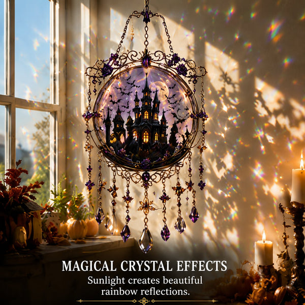 🎁Halloween Special Offer 50% OFF –🏰🎃Halloween Light-Catching Hanging Ornament