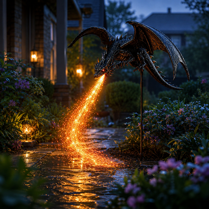 🐉🔥Solar Dragon Fire Garden Light——Fantasy Outdoor Yard Decoration