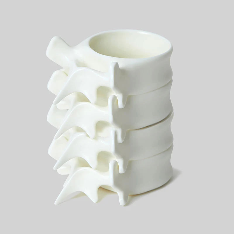 🦴 Spine Vertebra Ceramic Mug | Unique Anatomy Coffee Cup