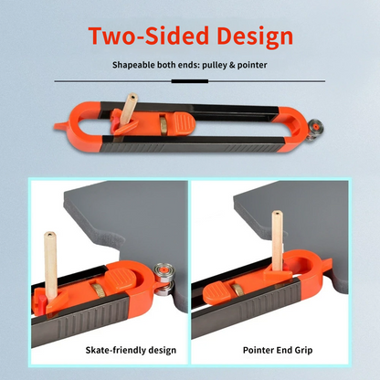 🔧 Contour Scribe Tool with Pulley & Pointer