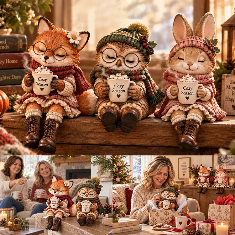 🦌 Christmas animal companion decorations – cute and keepsakes to cherish for years to come.