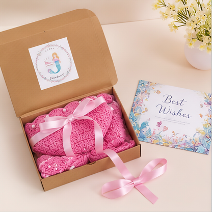 🧜Hand-crocheted baby mermaid sleeping bag