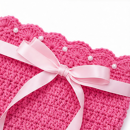 🧜Hand-crocheted baby mermaid sleeping bag