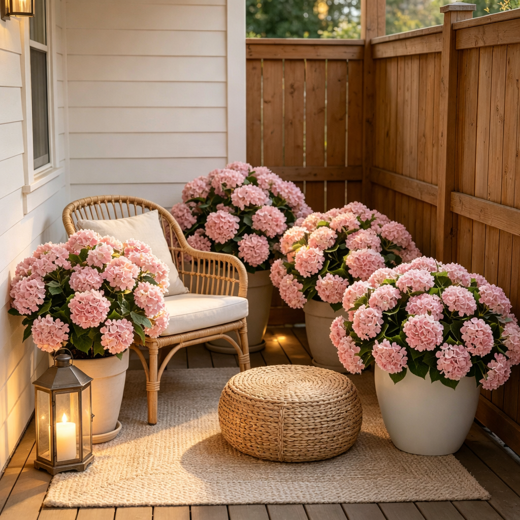 💐UV-Resistant Artificial Hydrangeas | Set of 3 Bunches