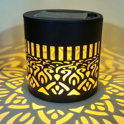 🌀💥Limited Sale Buy 1 Get 1 Free🌞💡Solar Mandala Wall Light Outdoor Garden Fence Projector Lamp Patio Ambient Decor